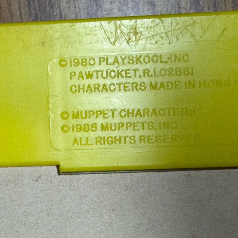 EUC Vintage Sesame Street Poppin Pals Playskool 1980 Bert Ernie Big Bird Oscar